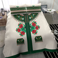 Polish Highlander Folk Costume Bedding Set Podhale Heritage Floral Style