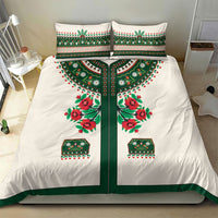 Polish Highlander Folk Costume Bedding Set Podhale Heritage Floral Style