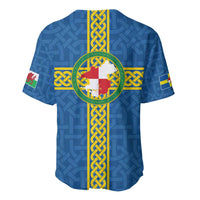 Pembrokeshire Wales Baseball Jersey Flag And Map Celtic Style - Wonder Print Shop