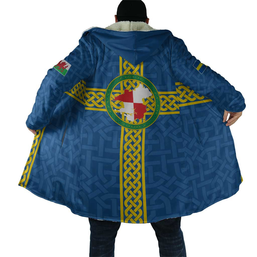 Pembrokeshire Wales Cloak Flag And Map Celtic Style - Wonder Print Shop