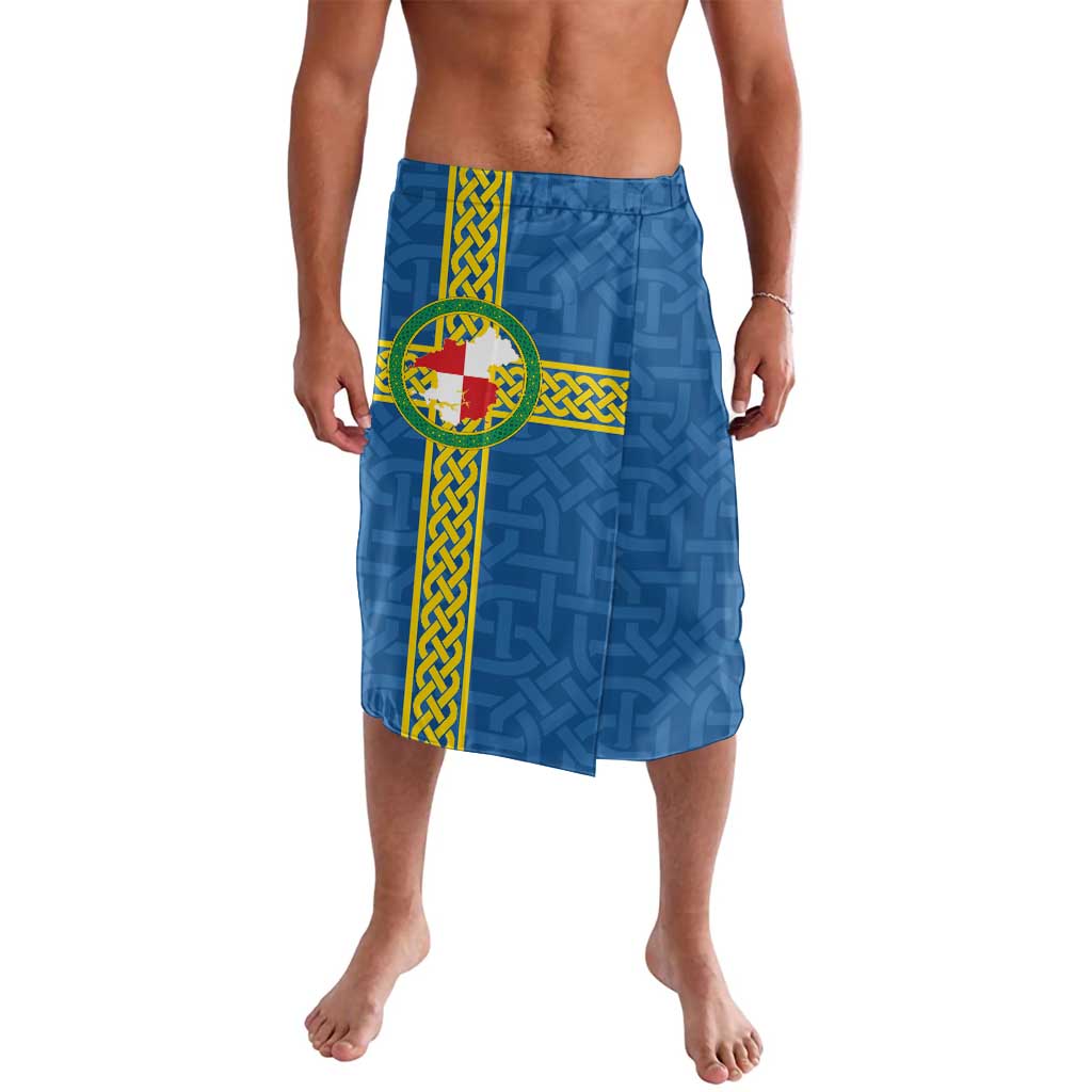 Pembrokeshire Wales Lavalava Flag And Map Celtic Style - Wonder Print Shop