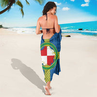 Pembrokeshire Wales Sarong Flag And Map Celtic Style - Wonder Print Shop