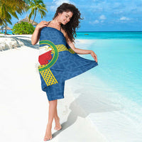 Pembrokeshire Wales Sarong Flag And Map Celtic Style - Wonder Print Shop
