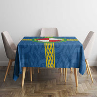 Pembrokeshire Wales Tablecloth Flag And Map Celtic Style - Wonder Print Shop