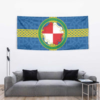 Pembrokeshire Wales Tapestry Flag And Map Celtic Style - Wonder Print Shop