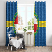 Pembrokeshire Wales Window Curtain Flag And Map Celtic Style - Wonder Print Shop