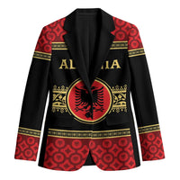 Personalized Albania Eagle Blazer Red and Black Heritage - Wonder Print Shop