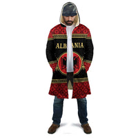 Personalized Albania Eagle Cloak Red and Black Heritage - Wonder Print Shop