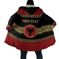 Personalized Albania Eagle Cloak Red and Black Heritage - Wonder Print Shop
