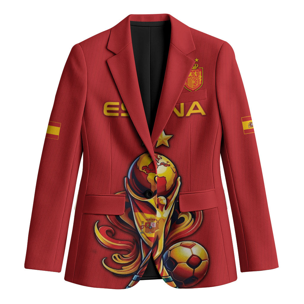 Custom World Football 2026 Spain Blazer Road To Champions Dream - Wonder Print Shop