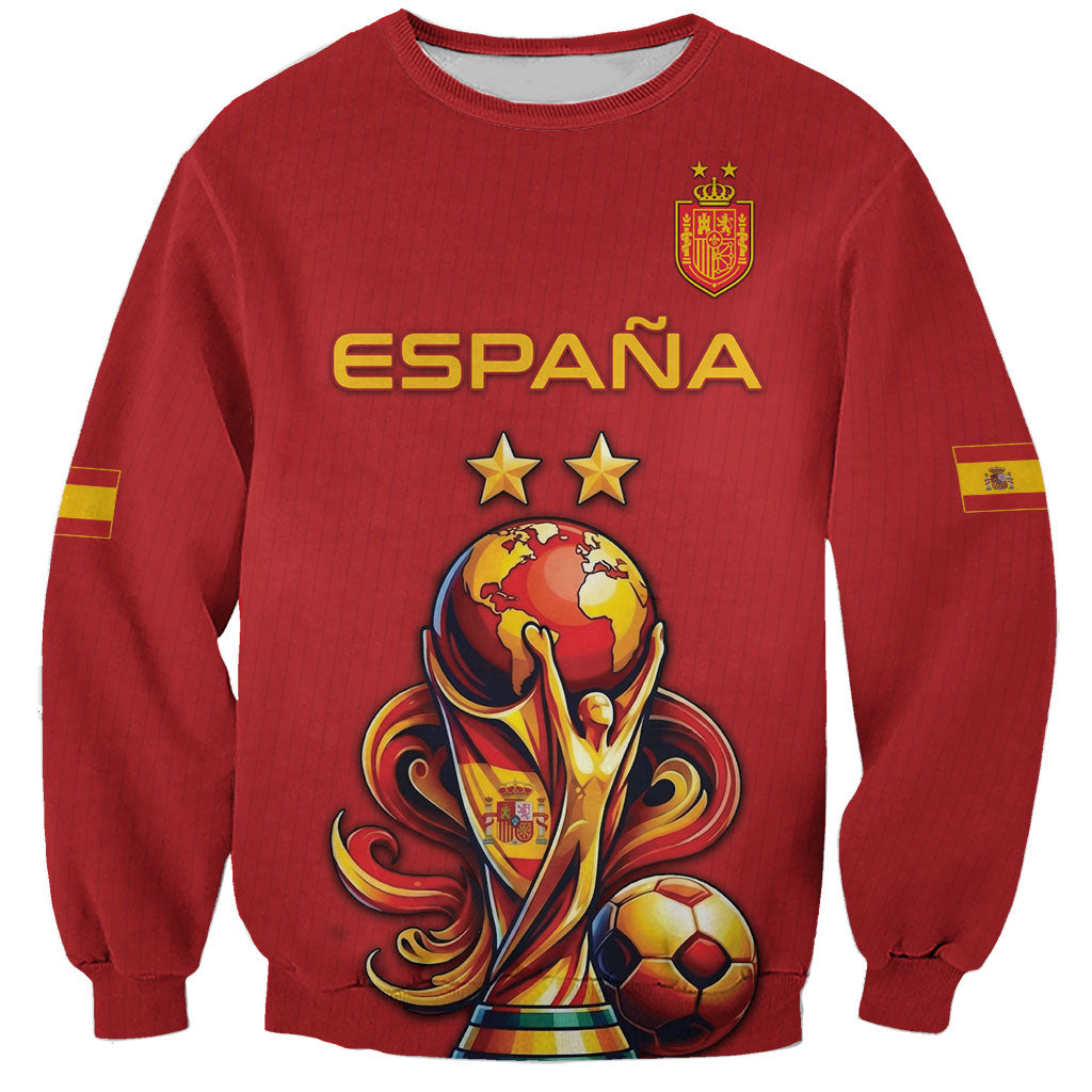 Custom World Football 2026 Spain Sweatshirt Road To Champions Dream - Wonder Print Shop
