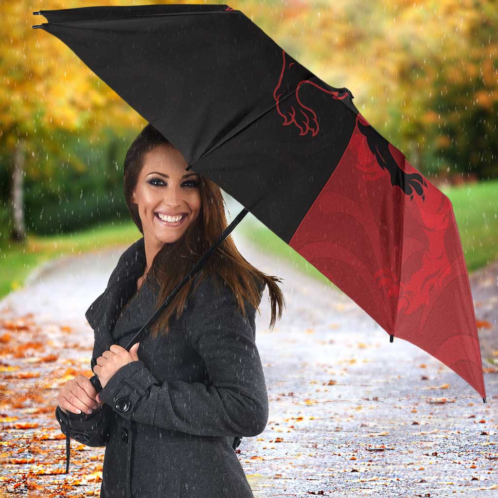 Italy Aosta Valley Umbrella Emblem With Flag Style - Wonder Print Shop