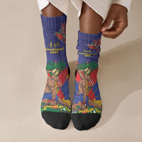 Haiti Independence Day Crew Socks Ayiti Freedom Heritage