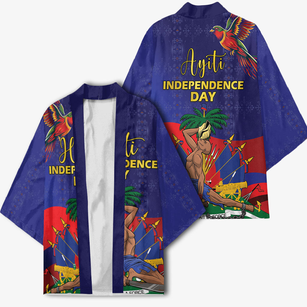 Haiti Independence Day Kimono Ayiti Freedom Heritage