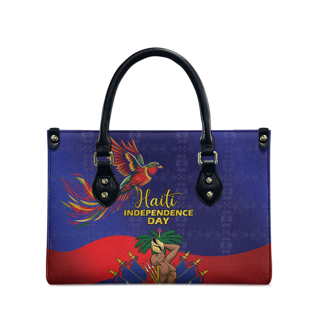 Haiti Independence Day Leather Bag Ayiti Freedom Heritage