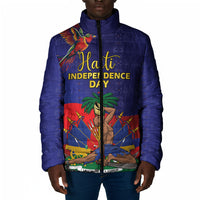 Haiti Independence Day Padded Jacket Ayiti Freedom Heritage