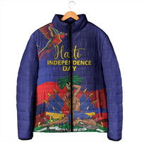 Haiti Independence Day Padded Jacket Ayiti Freedom Heritage