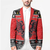 Personalized Albania Christmas Eagle Blazer The Double-headed Eagle - Wonder Print Shop