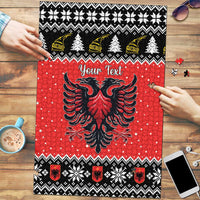 Personalized Albania Christmas Eagle Puzzle The Double-headed Eagle - Wonder Print Shop