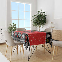 Personalized Albania Christmas Eagle Tablecloth The Double-headed Eagle - Wonder Print Shop