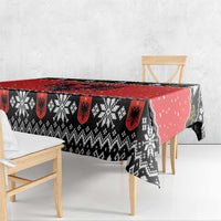 Personalized Albania Christmas Eagle Tablecloth The Double-headed Eagle - Wonder Print Shop