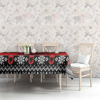 Personalized Albania Christmas Eagle Tablecloth The Double-headed Eagle - Wonder Print Shop