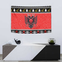 Personalized Albania Christmas Eagle Tapestry The Double-headed Eagle - Wonder Print Shop