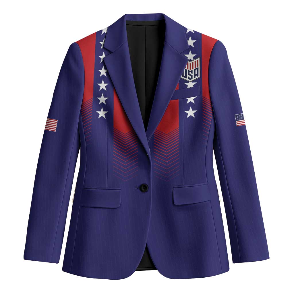 Custom World Soccer 2026 USA Blazer Stars, Stripes and Glory - Wonder Print Shop