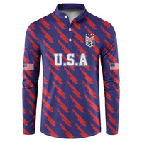 Custom World Soccer 2026 USA Button Sweatshirt Road To Glory Bring It Home - Wonder Print Shop
