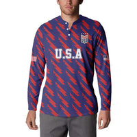 Custom World Soccer 2026 USA Button Sweatshirt Road To Glory Bring It Home - Wonder Print Shop