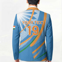 Custom India Cricket Blazer Tricolor with Ashoka Chakra