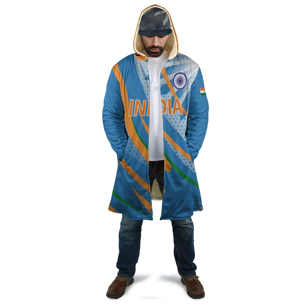 Custom India Cricket Cloak Tricolor with Ashoka Chakra