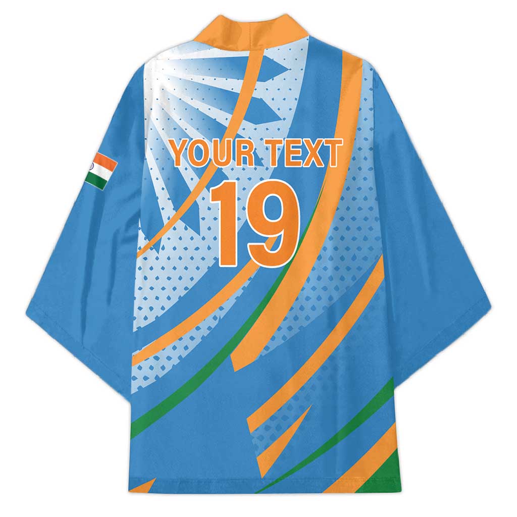 Custom India Cricket Kimono Tricolor with Ashoka Chakra