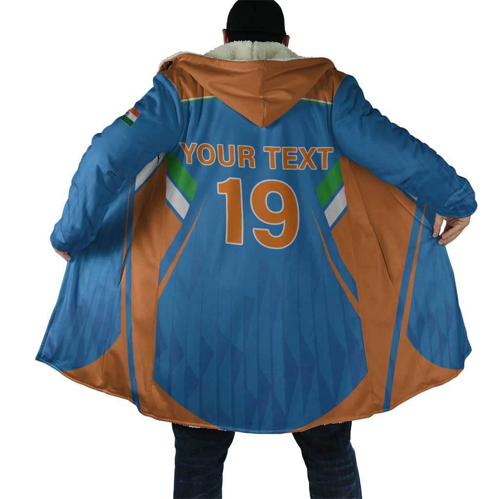 Custom India Cricket Cloak Let’s Go Champions Men in Blue
