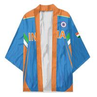 Custom India Cricket Kimono Let’s Go Champions Men in Blue