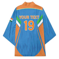 Custom India Cricket Kimono Let’s Go Champions Men in Blue