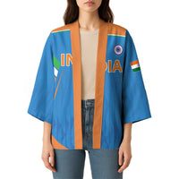 Custom India Cricket Kimono Let’s Go Champions Men in Blue