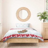Malta Christmas Bedding Set Presepju Nativity Scene on Luzzu Boat - Wonder Print Shop