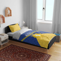 Personalized Merionethshire Wales Bedding Set Celtic Sun and Goat Design - Wonder Print Shop