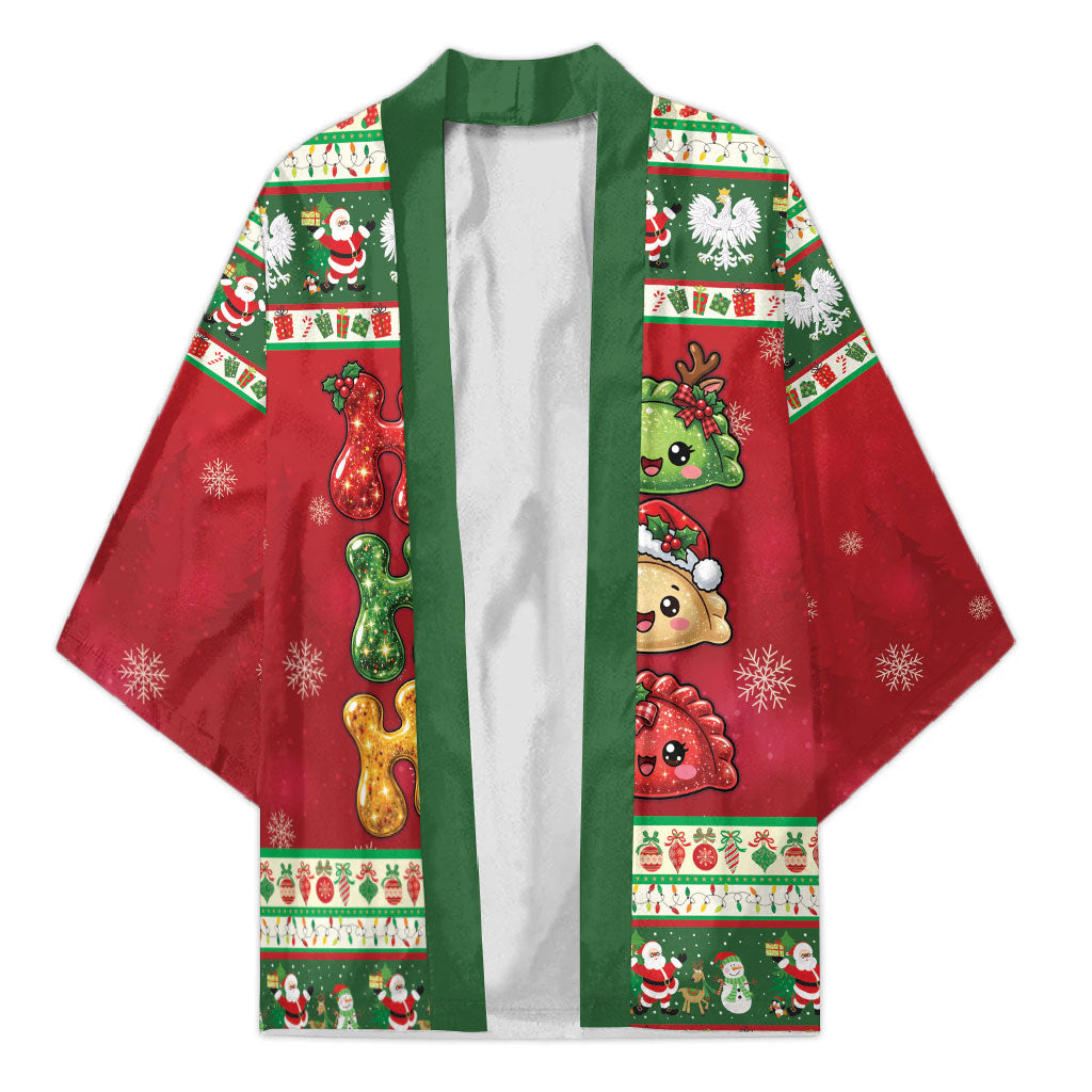 Poland Christmas Kimono Ho Ho Ho Squishy Pierogi