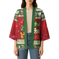 Poland Christmas Kimono Ho Ho Ho Squishy Pierogi