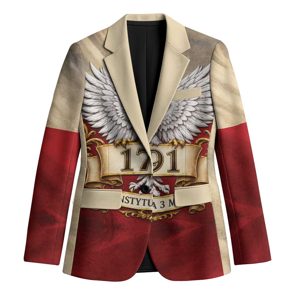Poland Constitution Day 1791 Blazer Polska Konstytucja 3 Maja Pride White Eagle