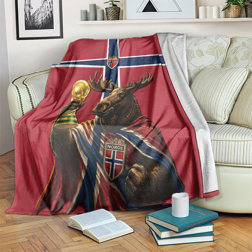 World Football 2026 Norway Blanket Viking Moose Trophy Champion