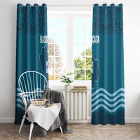 Italy Basilicata Window Curtain Map With Flag Style - Wonder Print Shop