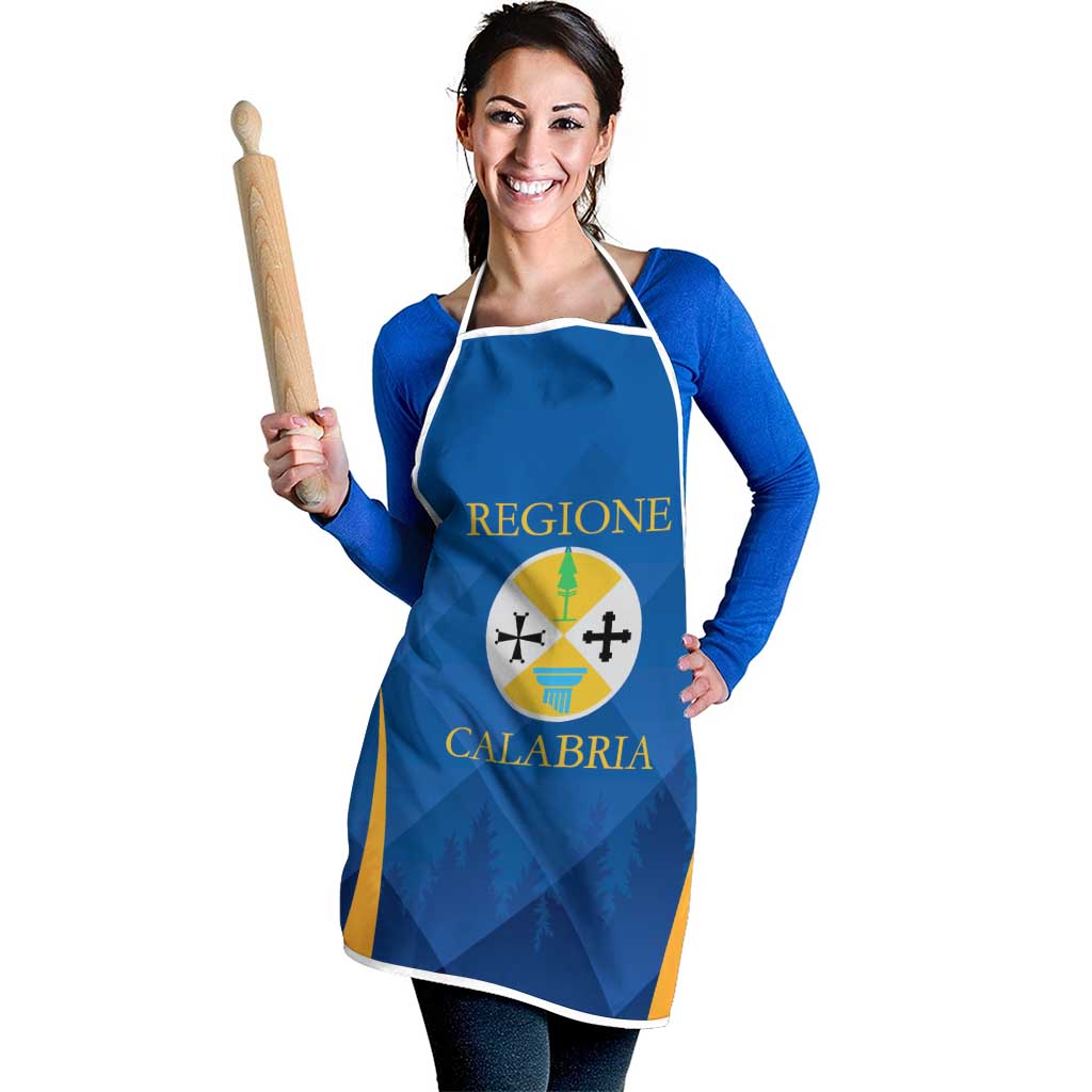 Italy Calabria Apron Flag Style - Wonder Print Shop