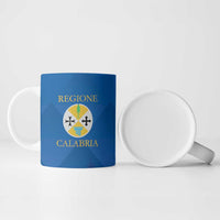 Italy Calabria Ceramic Mug Flag Style - Wonder Print Shop