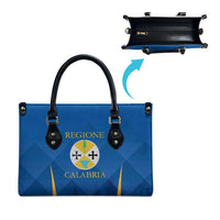Italy Calabria Leather Bag Flag Style - Wonder Print Shop