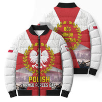Polish Armed Forces Day Bomber Puffer Jacket Bog Honor Ojczyzna Heritage