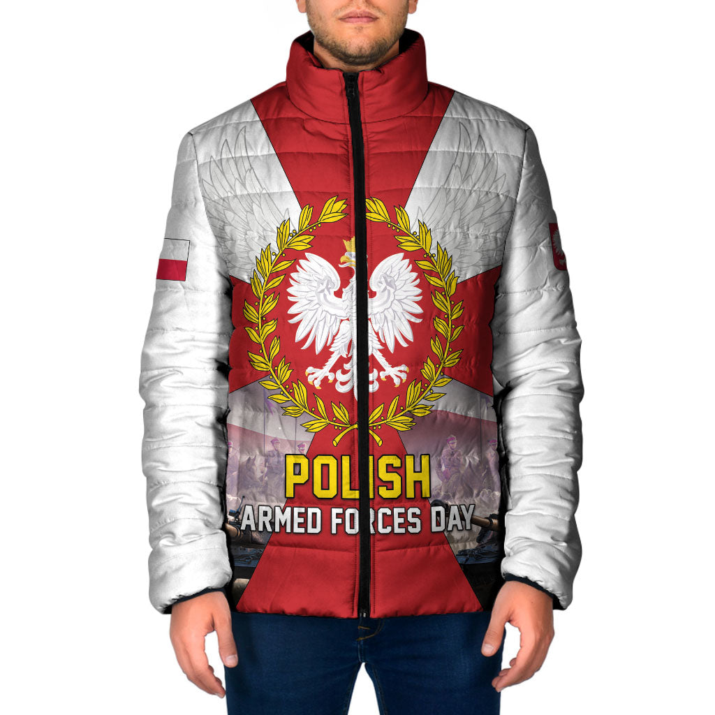 Polish Armed Forces Day Padded Jacket Bog Honor Ojczyzna Heritage