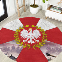 Polish Armed Forces Day Round Carpet Bog Honor Ojczyzna Heritage